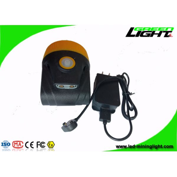 10000 Lux Rechargeable LED Headlamp Adjustable SS Clip For Underground Coal Mine