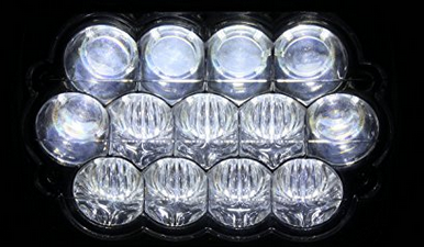 5D Projector Lens Rectangle Car Led Headlights 65 Watt High Low Beam
