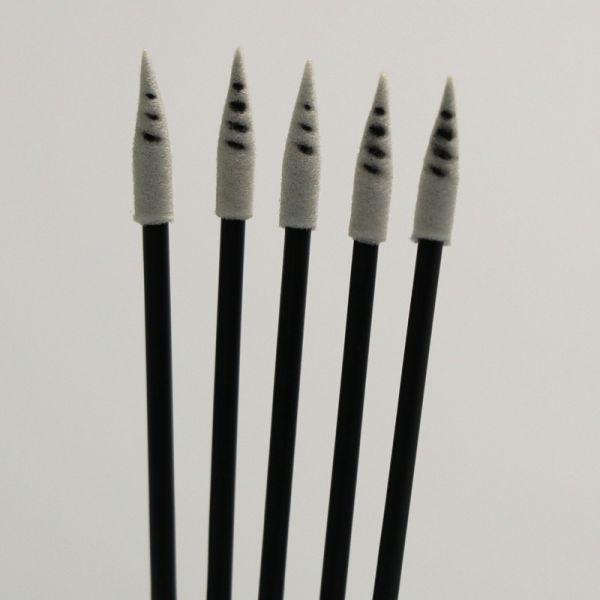 Open Cell Semiconductor Use Sponge Tipped Swab