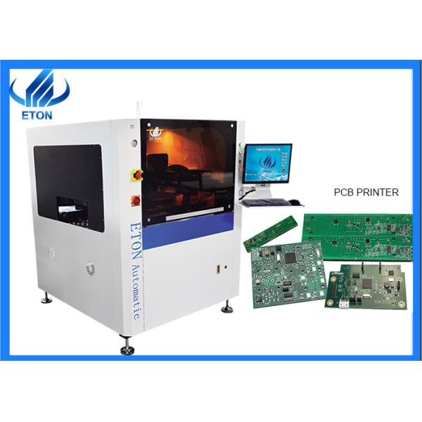 Automatic Vision Stencil Solder Paste Printer Machine Top Flattened Side