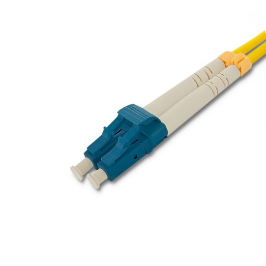 FTTH 1310nm LC LC Single Mode Patch Cord , Duplex Fiber Patch Cord LSZH Sheath
