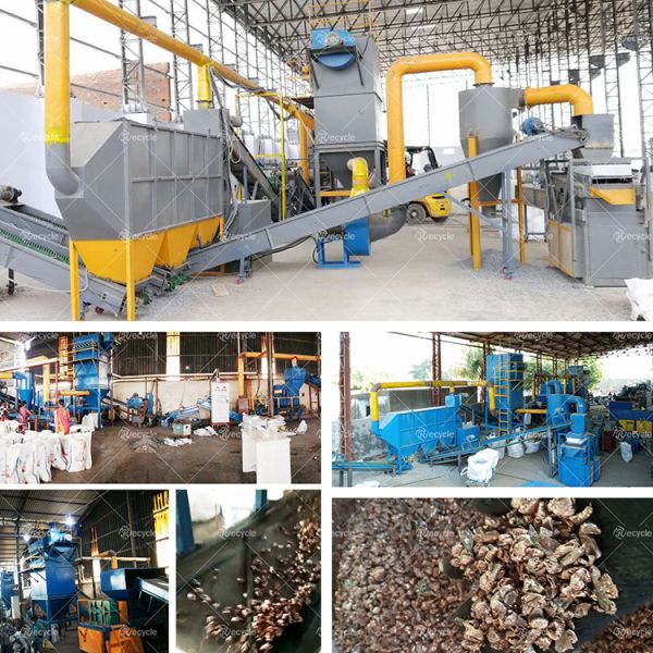 Used Copper Aluminum Cable Wire Recycling Machine/ Radiator Separator