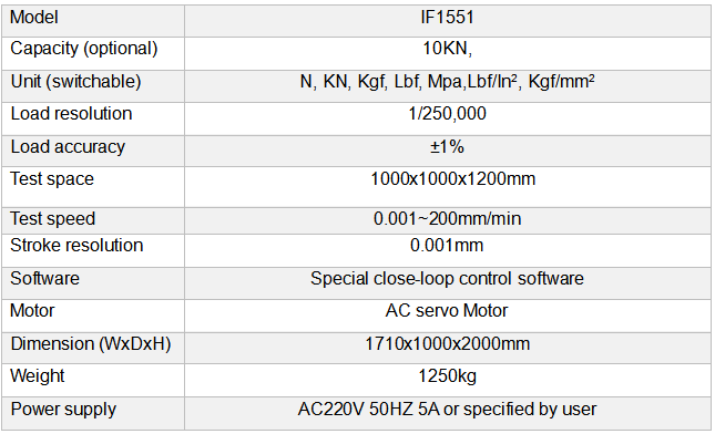 10KN 20KN Manufacturer high quality carton compression testing machine