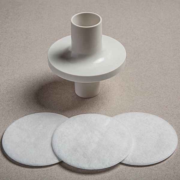 Electrostatic Cotton High BFE Disposable Anesthesia Respiratory Filter for BV and Spirometry Filter Customized Design