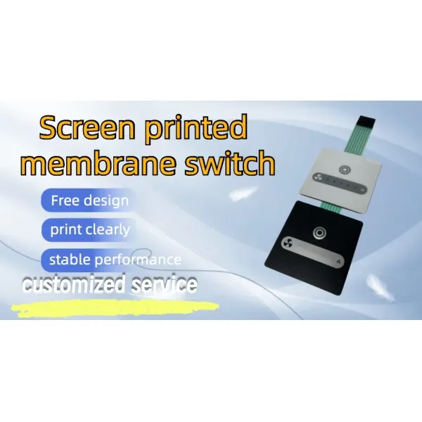 Custom Waterproof Embossed Matrix Membrane Keyboard with Backlight or Non-Backlight