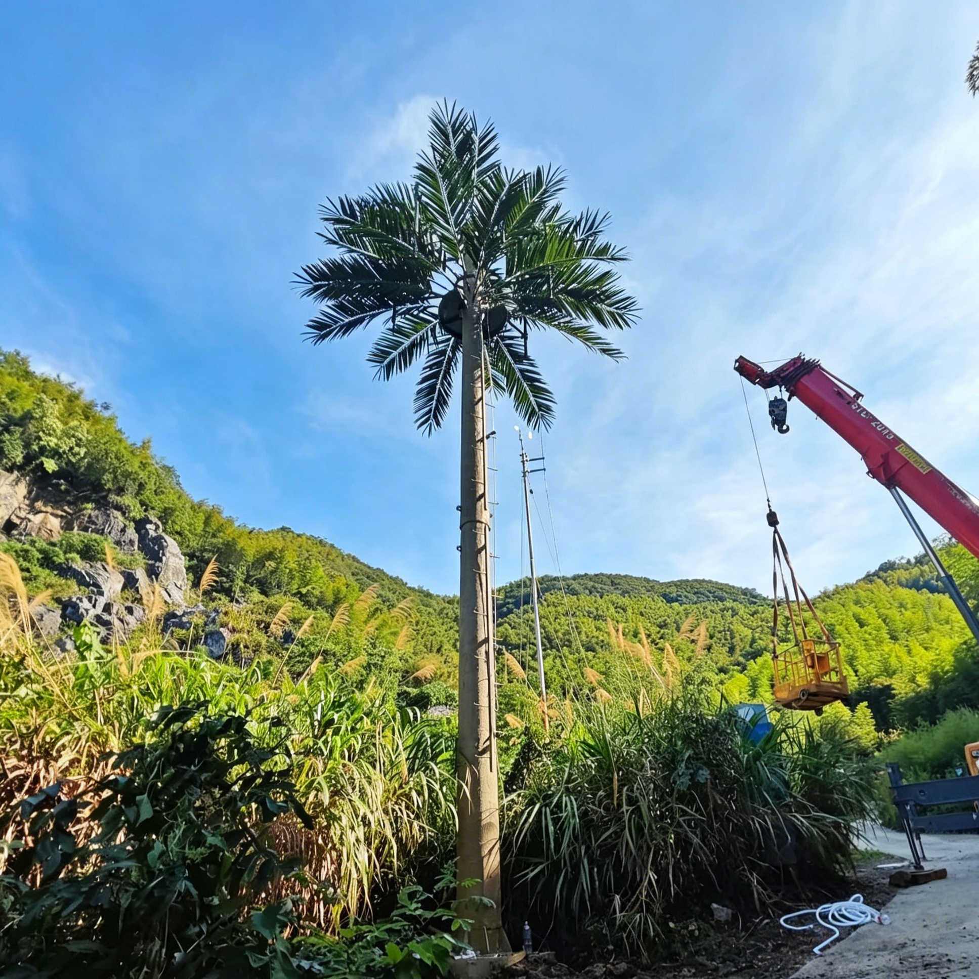 Buy cheap Customizable Bionic Tree Tower designed for communication function and natural from wholesalers