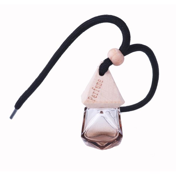 Diamond Shaped Car Perfume Bottle With Color Interior Accessories Diffuser