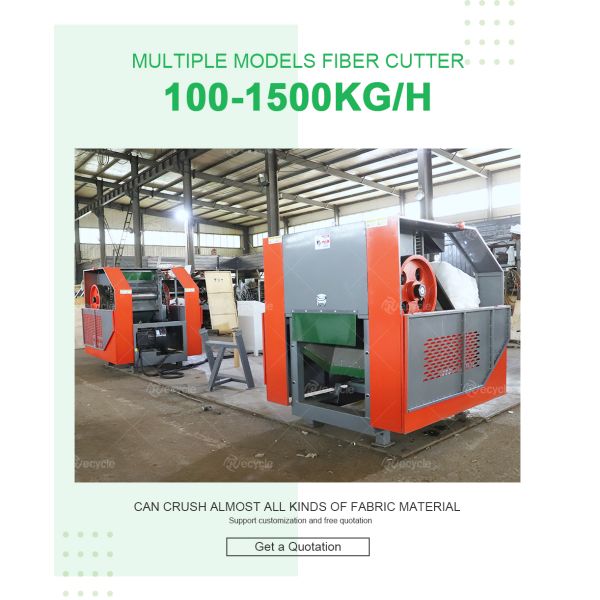 Customer's Requirement Fishing Net Shredding Machine for Soft Material Fabric Cutting