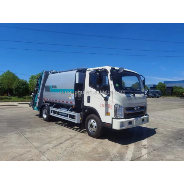 Upgrade Your Garbage Collection and Transfer with Foton 7 Cubic Compression Garbage Truck 6 Tons Euro 4 Emission Standard