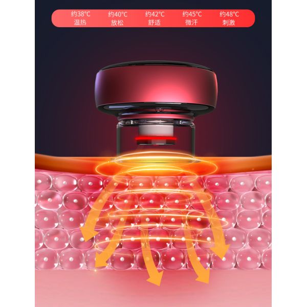 Button Function Infrared Cordless Electric Pulse Neck Back Massager for Pain Relief