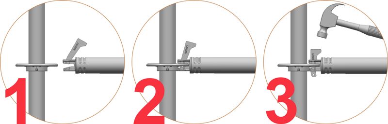 Aluminum Ringlock Scaffolding System Customized For Construction / Building