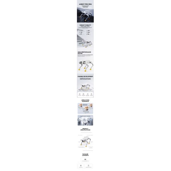 AgiBot Pro/Edu Powerful Remote OperationExtended Endurance Scalable Flexibility