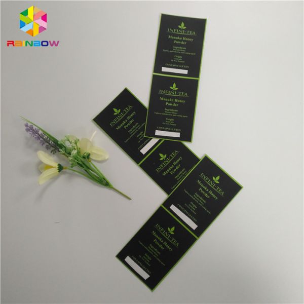 Eco - Friendly Custom Print Self Adhesive Sticker Label In Packing Polyester