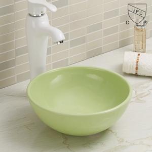 Quality Ceramic Flat Wash Basin Antique Bathroom Vessel Style Matt Color Art Basin for sale