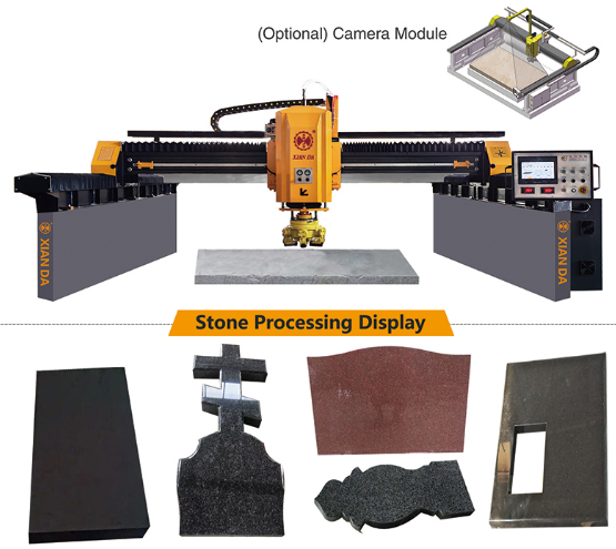 Bridge Type Automatic Grinding Machine for Stone Surface Grinding & Polishing