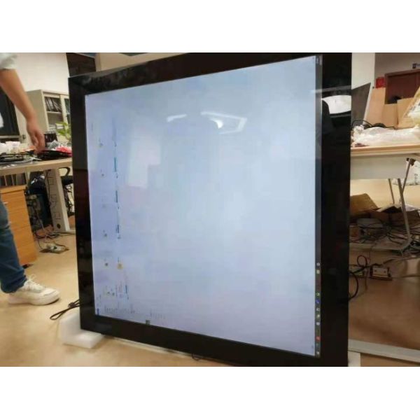 Customized 39.4 Inch Ultra Narrow Edge Square LCD Screen Display For Amusement