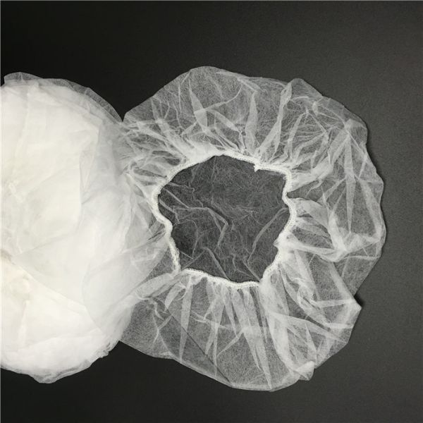 21" Polypropylene Bouffant Caps 10GSM For Examination / Cleanroom Environments