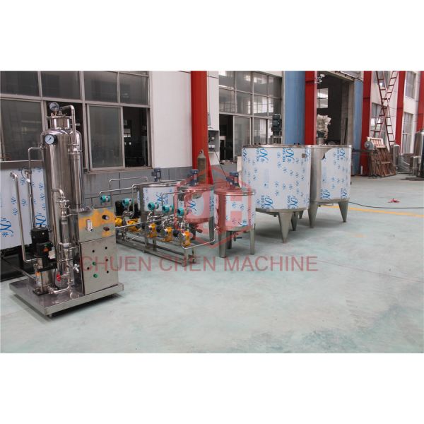 Volumetric Carbonated Drink Production Line Small Capacity Fully Automatic