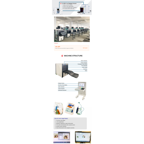 Public Places Small and Medium - Size Station Security X-Ray Inspection Machine