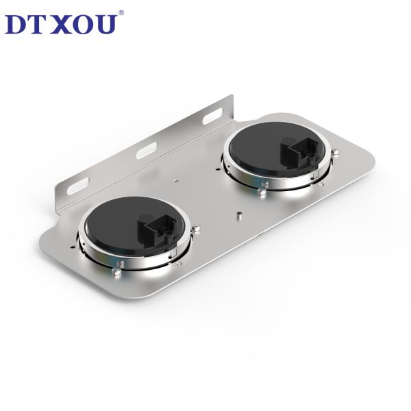 4-inch circular trailer tail light indicator L-shaped combination tail light