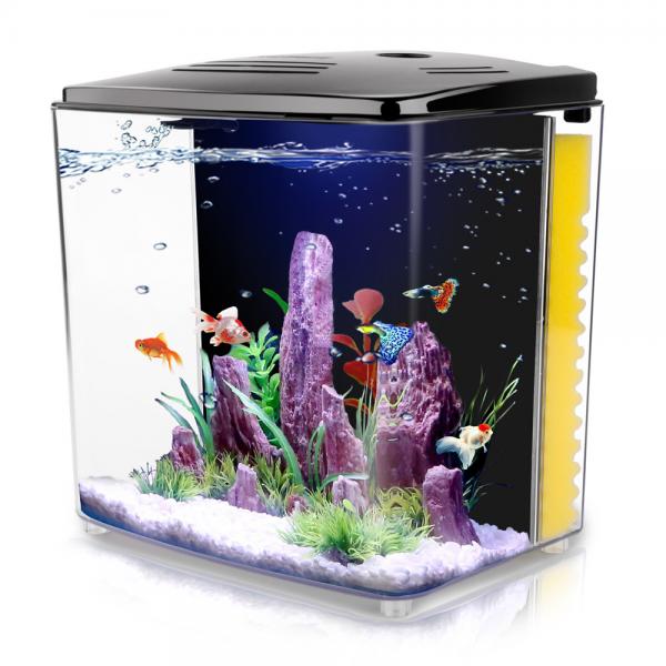 Buy Acrylic Glass Water Grass Fish Tank 7.8 Inch Height For Christmas Gift at wholesale prices