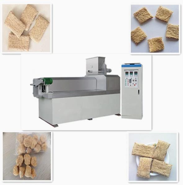 Continuous & Automatic Soya Extruder Machine