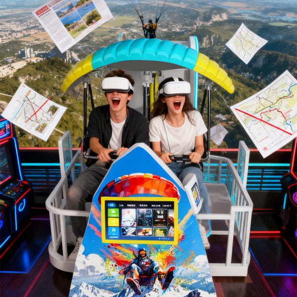 9D Virtual Reality Simulator VR Skydive Immersive Experience VR Arcade Theme Park Offering Variety Of Content For Engaging Interactive Entertainment