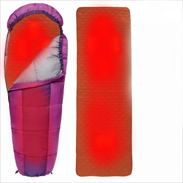 Buy Overheat Protection USB Heated Sleeping Bag Liner For Picnic 198×19cm Size OEM at wholesale prices