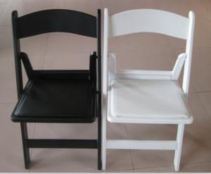 Quality White Plastic Folding Chair/ Party Folding Chair/ Wedding Chair/White Wooden Chair for sale