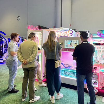 Customizable Flower Cotton Candy Vending Machine With Smart Robot Operation