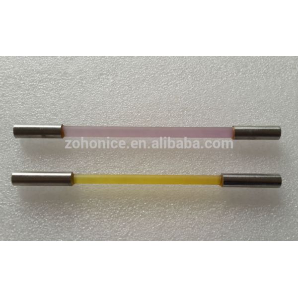 Medical Nd Yag Laser Tattoo Removal Machine Rod Yellow Pink Crystal 5*85mm