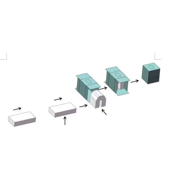 Facial Tissue Cube Box Packaging Machine Production Line