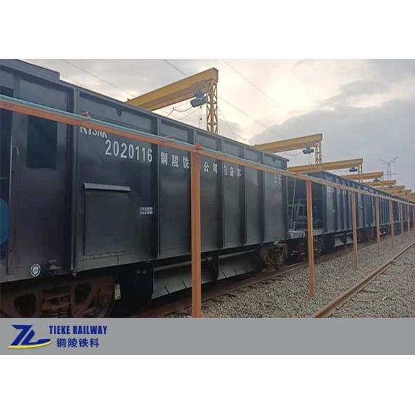Covered Iron Ore Railway Hopper Wagons 60 Tons Load UIC EN standard