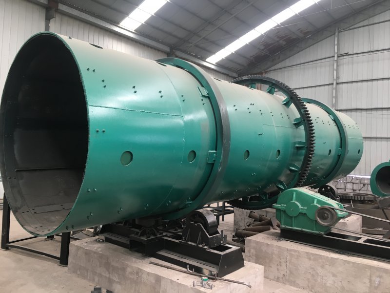 Eco Friendly Drum Fertilizer Granulating Machine 22kW Automatic Control