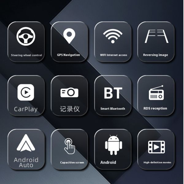 Creatall for Volkswagen 7-Inch Android Navigation GPS Carplay Dashboard Wireless Central Control All-In-One Machine 1-Year