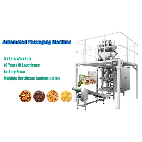 Multifunctional Automated Packaging Machine PLC Control For Fried Food