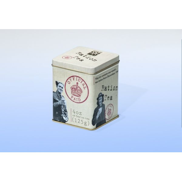 Custom Printed Square Tea Tin Box For Loose Tea And Coffee Candy Pack