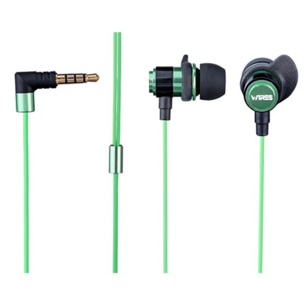 CE Mobile Phone Accessories , Metal 3.5 Mm Wired Earphone With Noise Isolating For Samsung