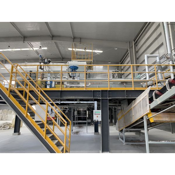 MDE Series Double Twin Shaft Mixer for Bentonite Processing Automatic Plant