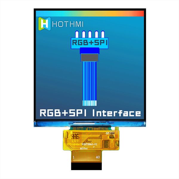 4 Inch Square TFT LCD Display 480x480 Resolution With ST7701S