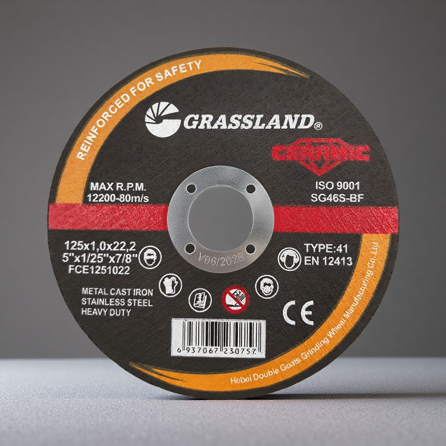 Ceramic Grain Cutting Dsic 125mm Thin Cutting Disc for Angle Grinder Resin Bonded Abrasive Wheel for Steel Stainless and Metal Cutting