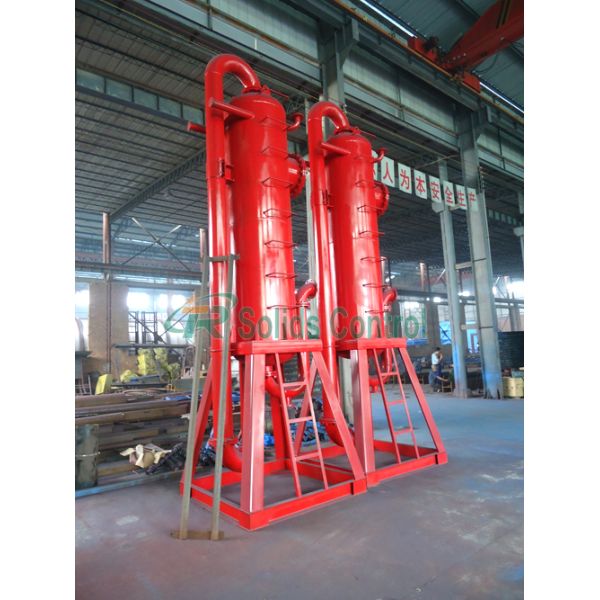 Well Drilling 180m3/H API Poor Boy Gas Separator