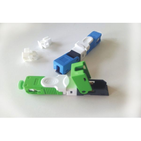 UPC Blue Fiber Optic Fast Connector with 0.2dB Insertion Loss and 55dB Return Loss for 0.9mm Cable