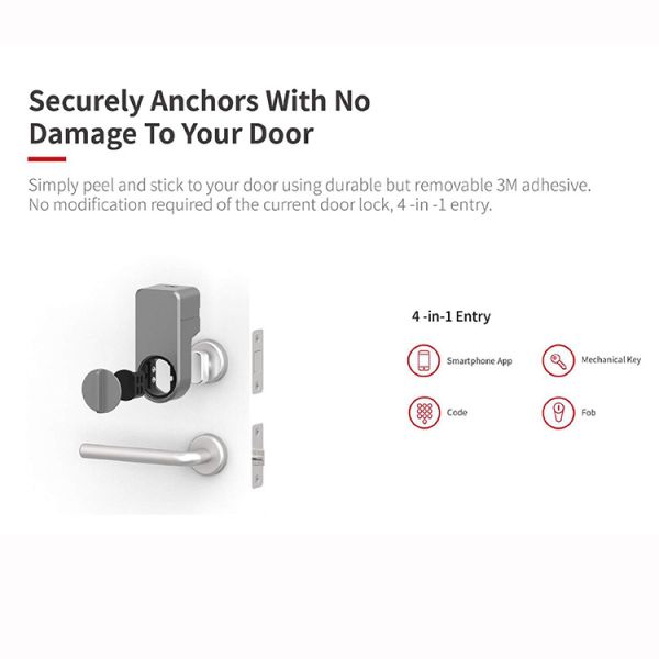Smart Sensor Auto Lock App Keyless Access Electronic Smart Lock Suitable for 95% Doors