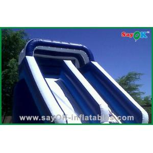 Huge Inflatable Water Slides Custom PVC Tarpaulin Mini Bouncer / Bouncer