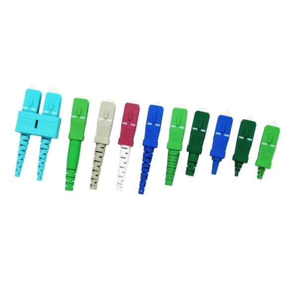 FTTH SC APC To SC UPC Connector Fiber Optic Single Mode Connector