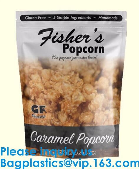 Biodegradable Zipper Water Plastic Drink Pouch Bags Smell Proof Food Packaging Zip Lock Matte Black Stand Up Pouch Bags