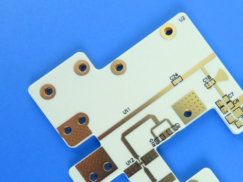 Rogers RO4835 PCB built on 0.254mm substrate laminate 2-Layer copper weight with ENEPIG Finish for RF and microwave