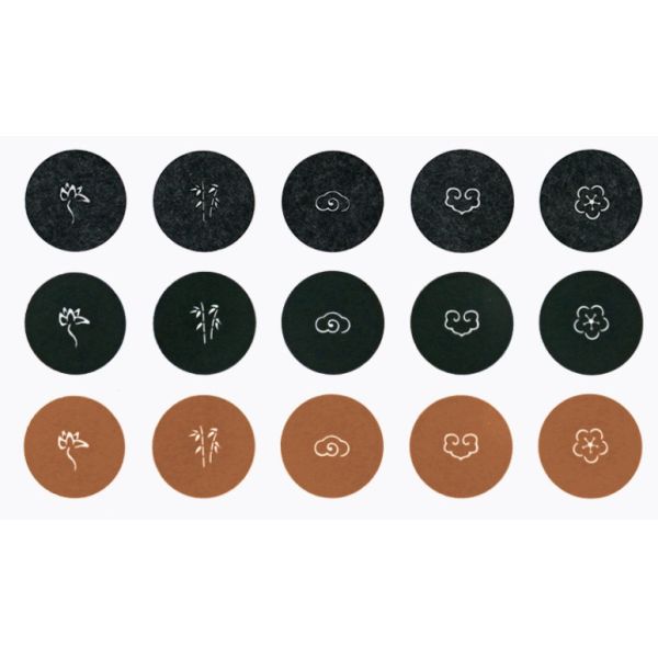 10cm Wool Felt Coaster Environmentally Friendly Degradable Materials