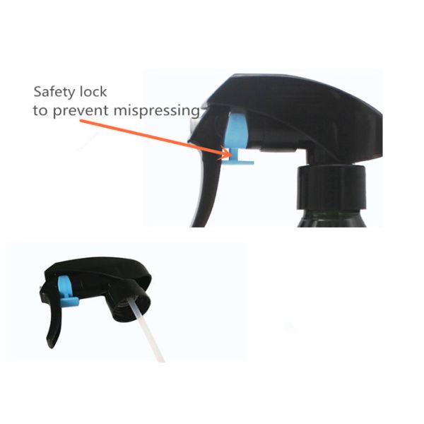 Empty replacement Spray Bottle Triggers Mini Size Translucent Color Safety Lock